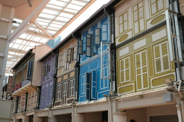 Colourful heritage shophouses along Joo Chiat Road